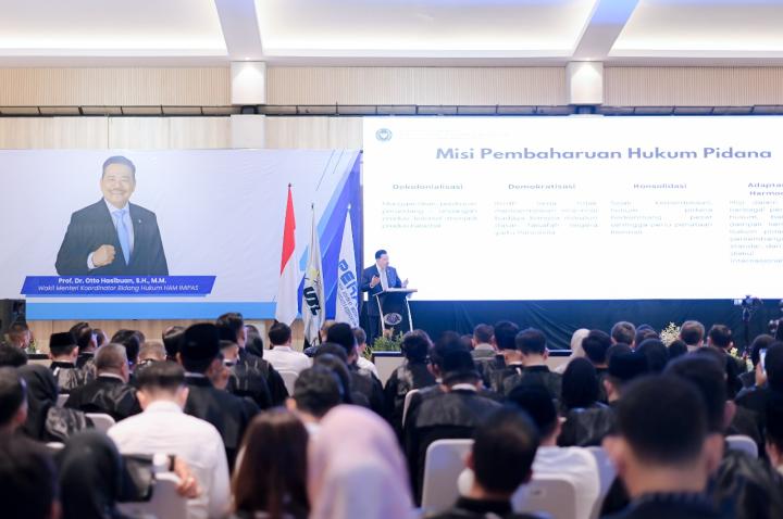UBL Jadi Ruang Dialog Nasional Implementasi KUHP dan KUHAP Baru Bersama Wamenko Kumham Imipas RI Prof. Otto Hasibuan